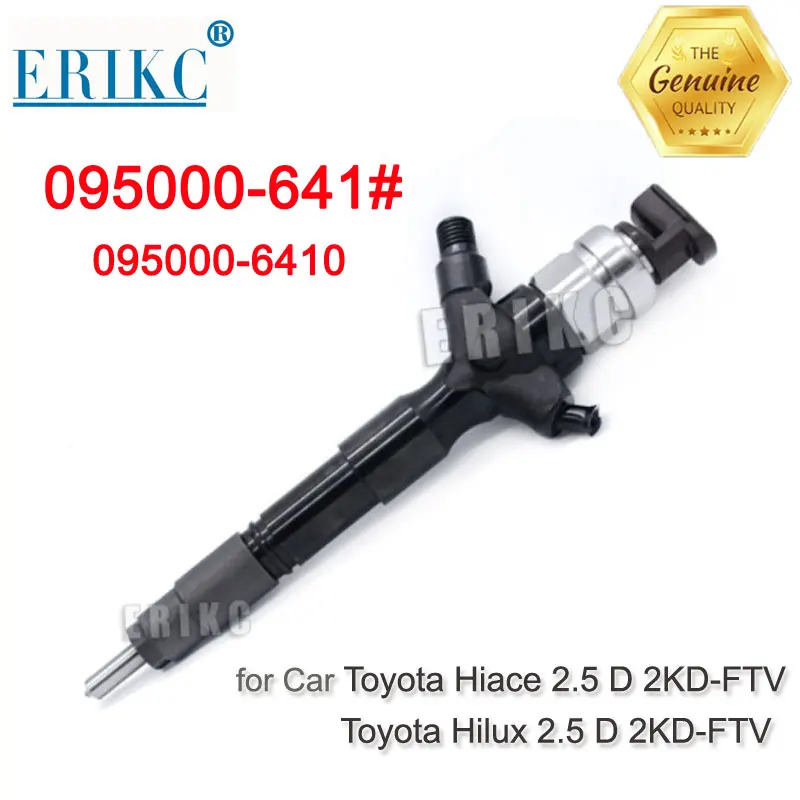 6410 Форсунка топливного инжектора 095000-6410 Common Rail дизельного инжектора 095000-6411 детали дизельного двигателя Inyectors 0950006410