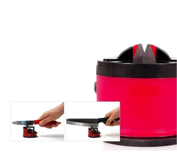 

Smart Electric Knife Sharpener Motorised Sharpen Blades with Powerful Suction Cup for Kitchen Workshop Kitchen Razor