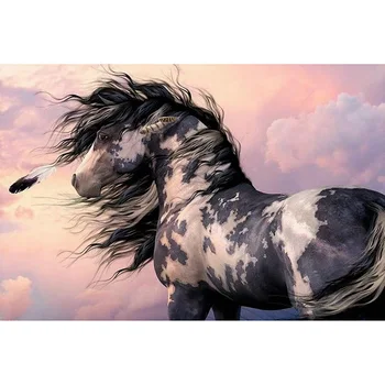 

Diamond Painting Horse 5D DIY Full Drill Square Round Diamond Embroidery Mosaic Rhinestones of Picture Cross Stitch Home Decor