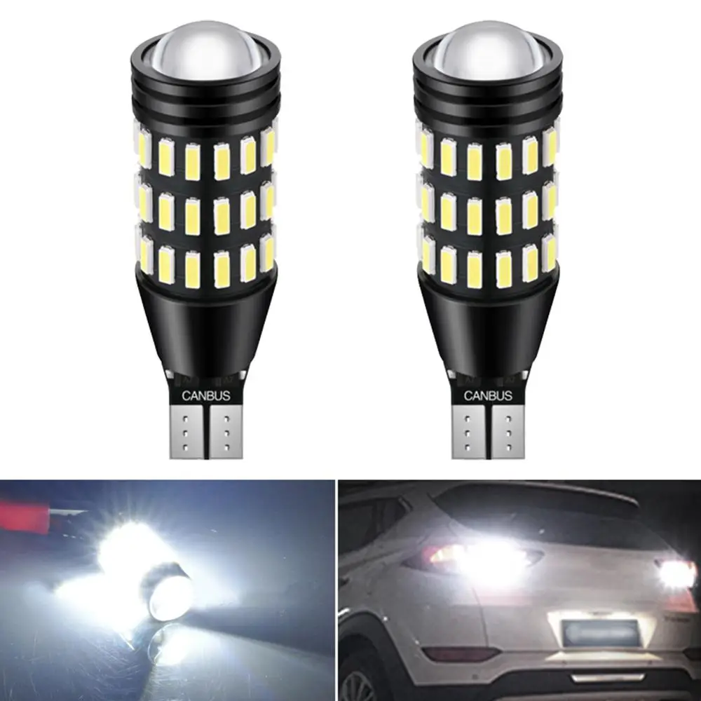Автомобильная светодиодная лампа Canbus W16W 921 T15 P21W BA15S для Nissan Qashqai Almera Juke Tiida X Trai J11