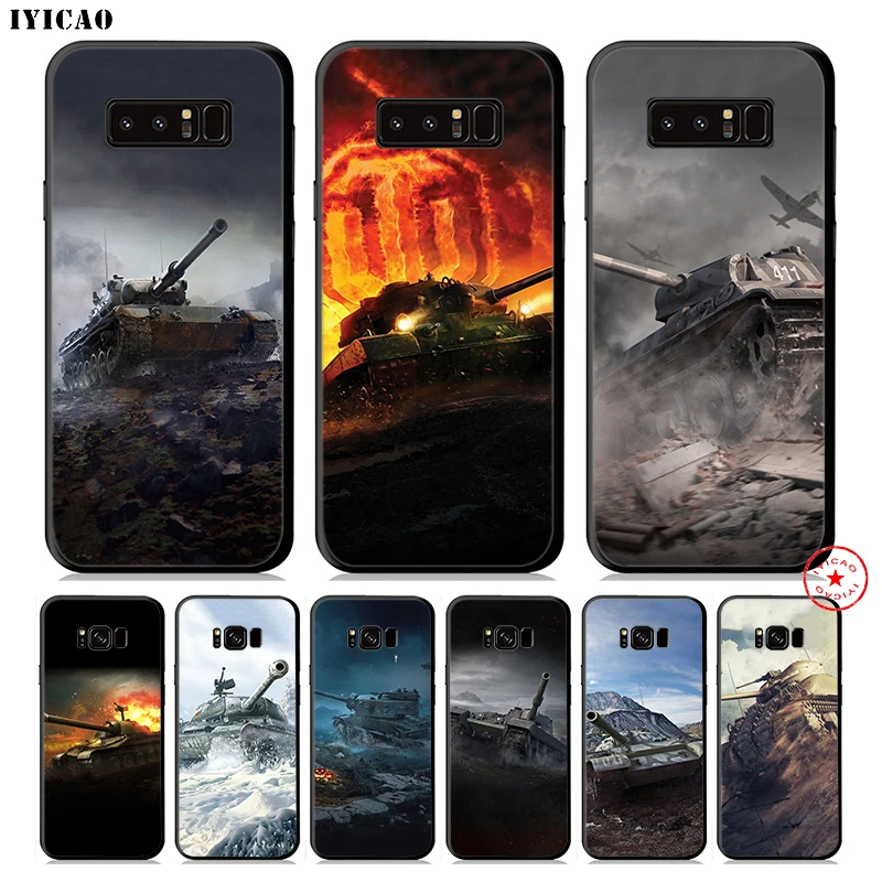 IYICAO World Of Tanks мягкий чехол для телефона Samsung Galaxy S10e S10 S9 S8 Plus S6 S7 Edge Note 10 9 8 |