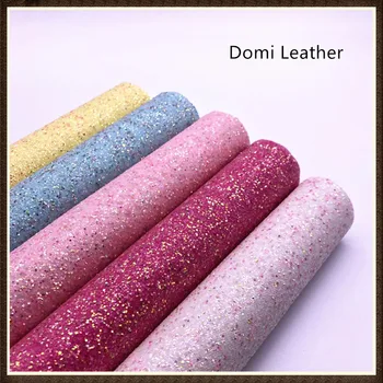 

(DM6231) Chunky Glitter Fabric With Sequins For Hairbows DIY Crafts