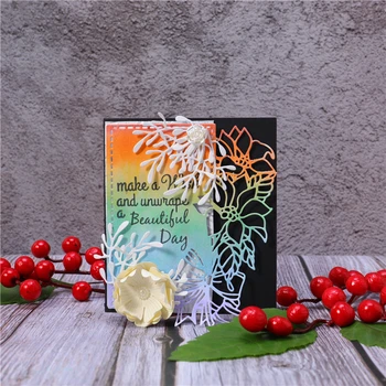 

DiyArts Flower Border Metal Cutting Dies Craft Stencil Punching Templates Frame Scrapbooking Decorative Embossing Mold New 2020