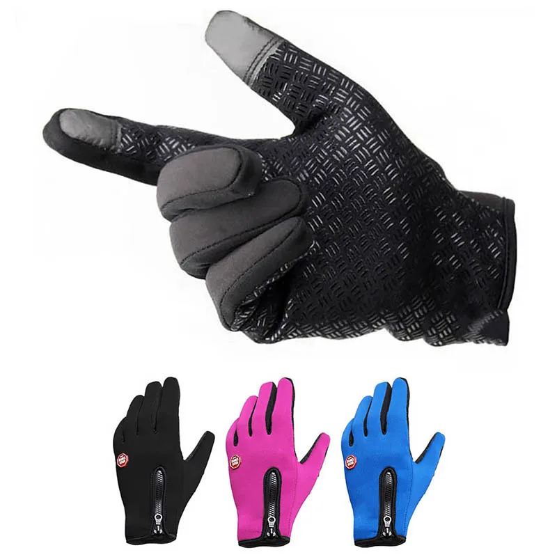 Calymel зимние Утепленные теплые перчатки для мужчин и женщин, лыжные спортивные флисовые водонепроницаемые Нескользящие перчатки, рождественские подарки