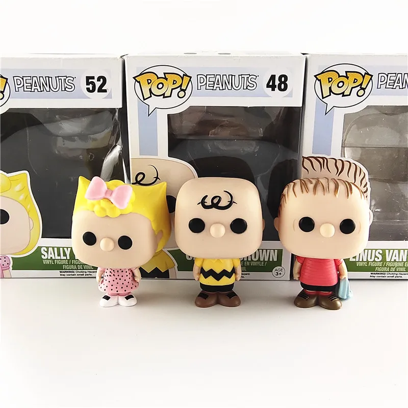 Эксклюзивный Funko pop официальный арахис-Lucy Linus Sally Виниловая фигурка Коллекционная
