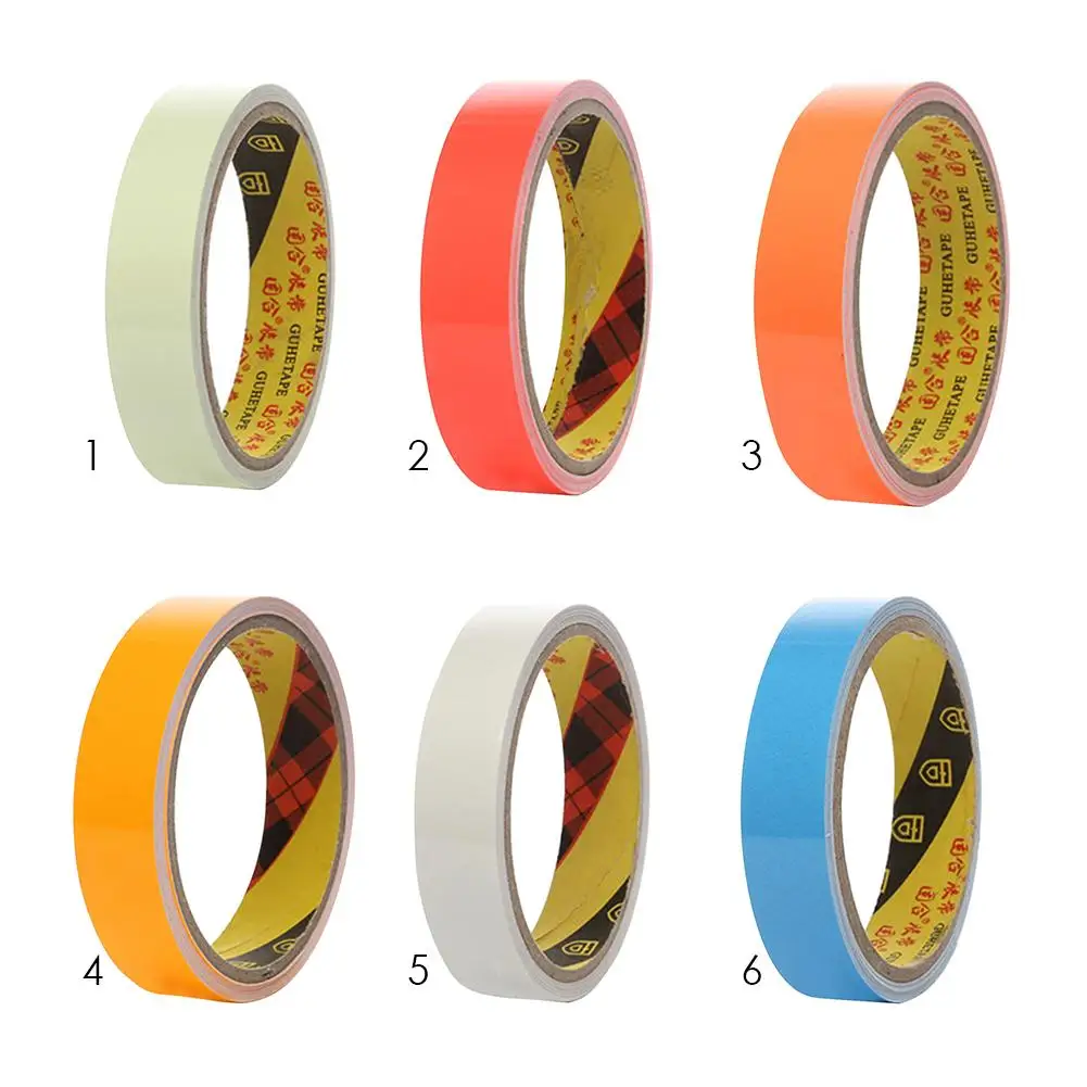 

20mmx3m Self-adhesive Sticker Fluorescent Warning Tape Reflective Glowing Tape Continuous Luminescence For More Than 5 Hours