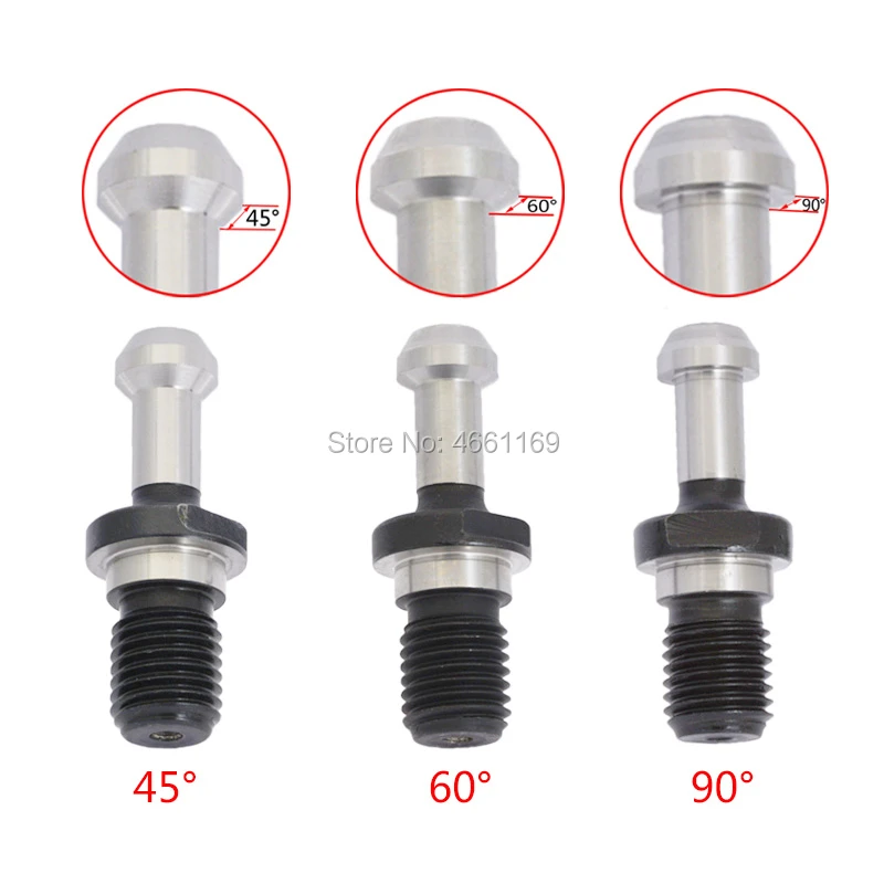 1pc BT30 45 Degree Pull Stud Retention Knob CNC Milling Tool Holder 1pc BT30 45 Degree Pull Stud Retention Knob CNC Milling Tool Holder