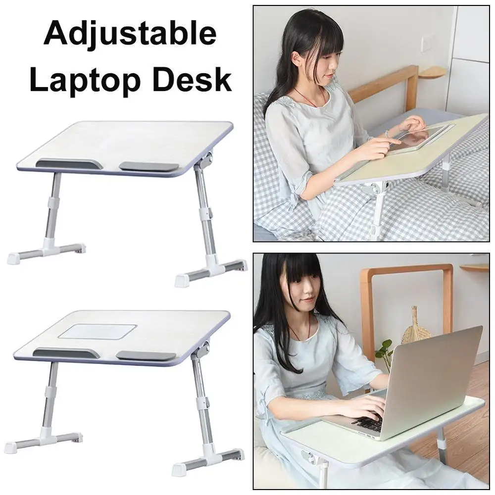 Adjustable Laptop Bed Table Lift Portable Lapdesk Standing Desk Foldable Sofa Breakfast Tray Notebook Stand Reading Holder | Мебель