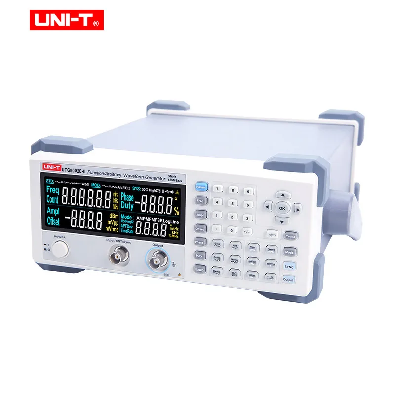 UNI-T UTG9002C-II генератор сигналов Частотный диапазон 0,2 Гц 2 МГц AC 220V Мощность цифровой Функция генератор сигналов