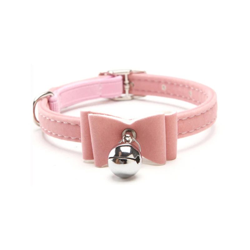 Ошейник для питомцев милое ожерелье с бантом кошек щенков собак эластичный