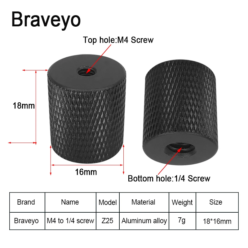 Camera Screw 1/4 to M4 M5 M6 M8 M10 3/8 Conversion Screw Tripod Ballhead Adapter Mount Accessories for Camera Flash Bracket camera flash adapter