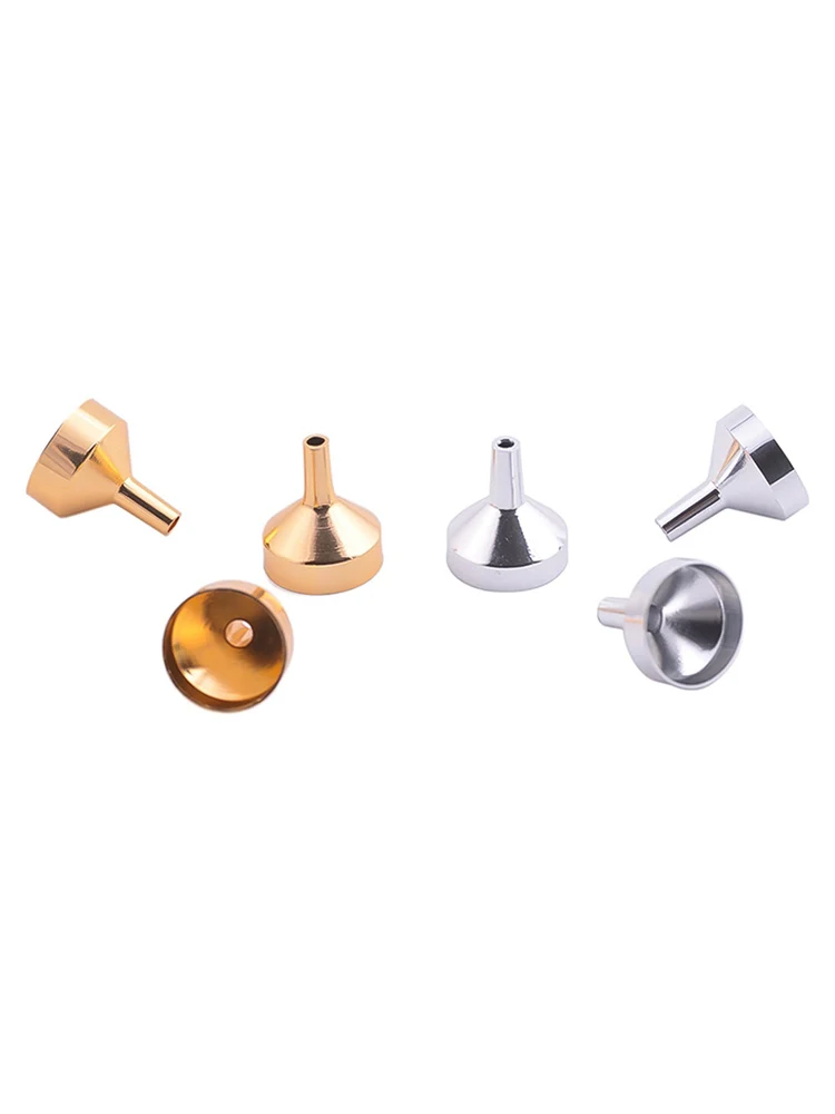 1PCS Stainless Steel Funnel Metal Mini Funnels Transferring Liquid For Perfume Split Bottles Container
