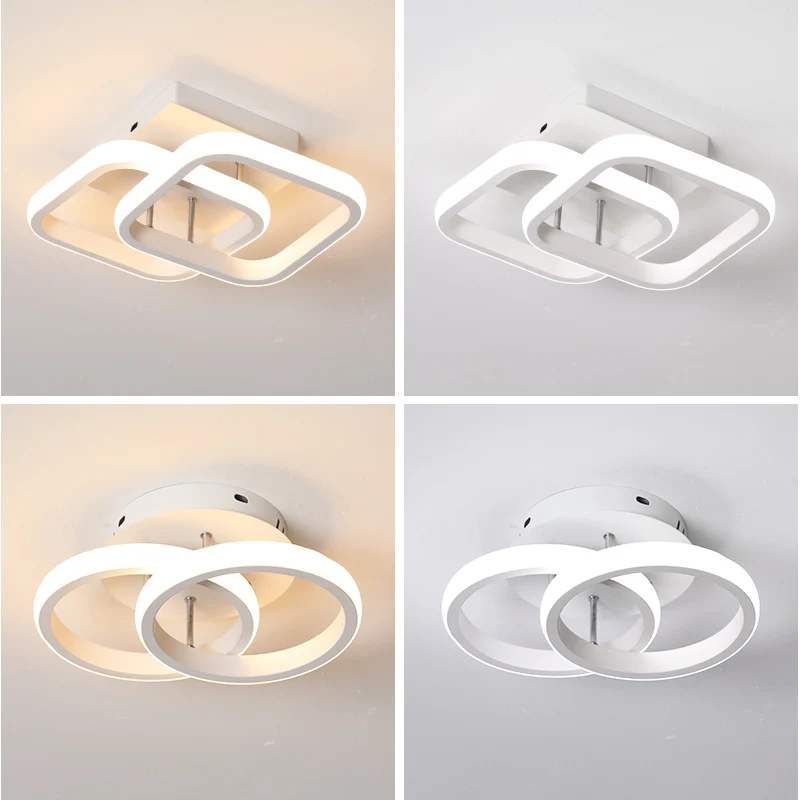 Modern LED Ceiling Light For Living Room Bedroom Dining Room Luminaires Circle Rings Ceiling Lamps Home Indoor Lighting Fixtures led ceiling lights