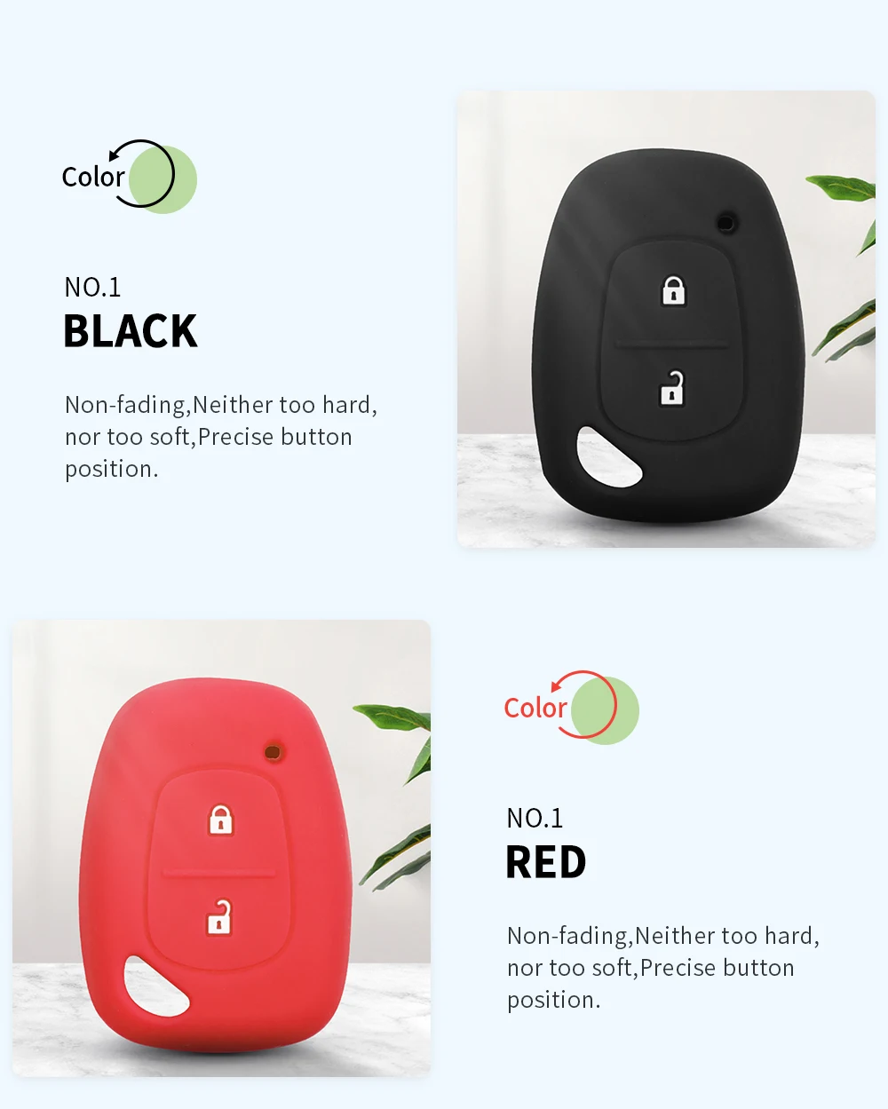 Cover in silicone telecomando/chiave per Renault Kangoo DACIA Scenic Megane Sandero Captur Twingo Modus - H6cff2a046f964619990b6cbb5e5ef9a9d