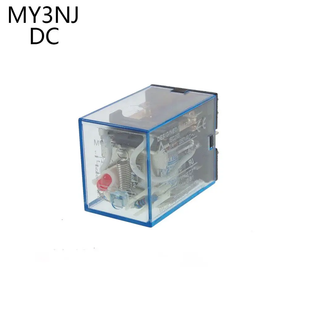 

1 PCS Micro Mini Relay HH53P MY3NJ MY3 11-Pin DC12V DC4V DC110V DC 220V Coil General Purpose Intermediate Electromagnetic