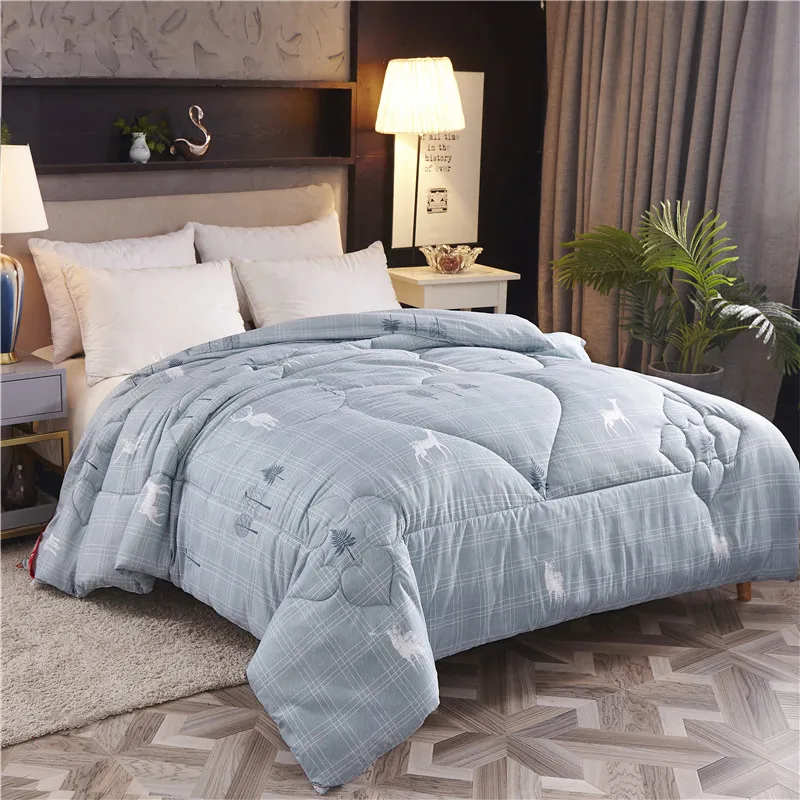 

Luxury Down Comforter Core Feather Blanket Twin King Size Quilts Four Seasons Duvets Insert Hotel Home Classic Down Quilt CF2