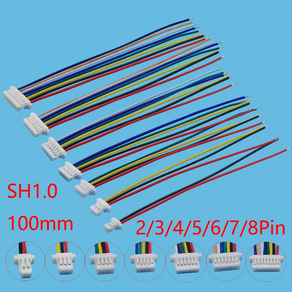 Connector Terminal 5 Pin | Jst Sh 3 Pin Connector | Sh 1.0 Plug Female ...