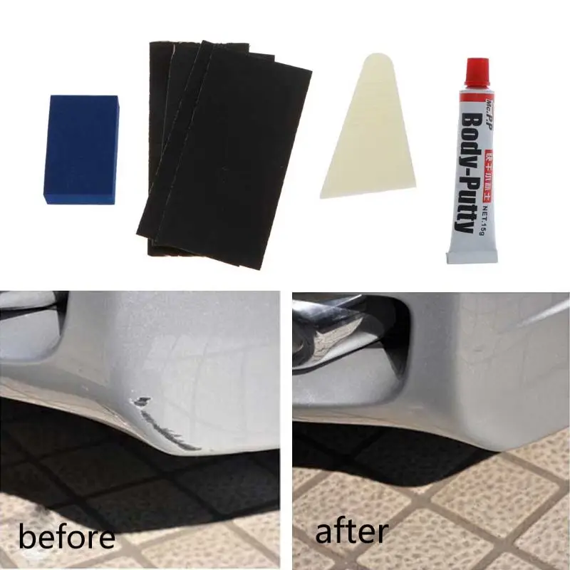 BUIDI Car Body Putty Scratch Filler Painting Repair Pen Non Toxic Auto Restore Tool 1 Set x Car Scratch Filler 