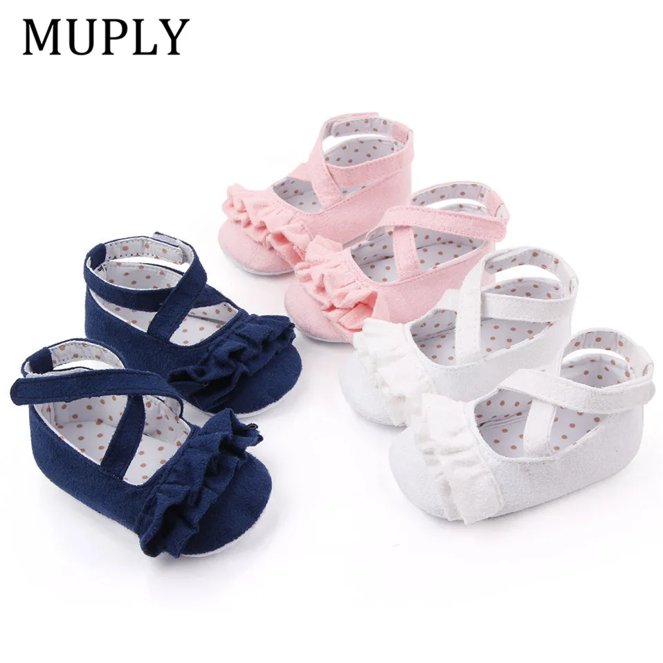 Zapatos antideslizantes para primeros pasos para niños y niñas, zapatillas florales para recién nacidos, zapatos de princesa, botas de suela suave para niños bebé infante