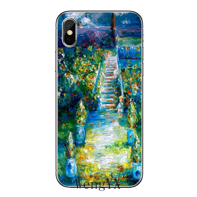 Садовая живопись Клода монета для huawei mate 20 10 9 P30 P20 P10 P9 pro Lite P Smart plus аксессуары чехол для телефона - Цвет: Garden-painting-A-07