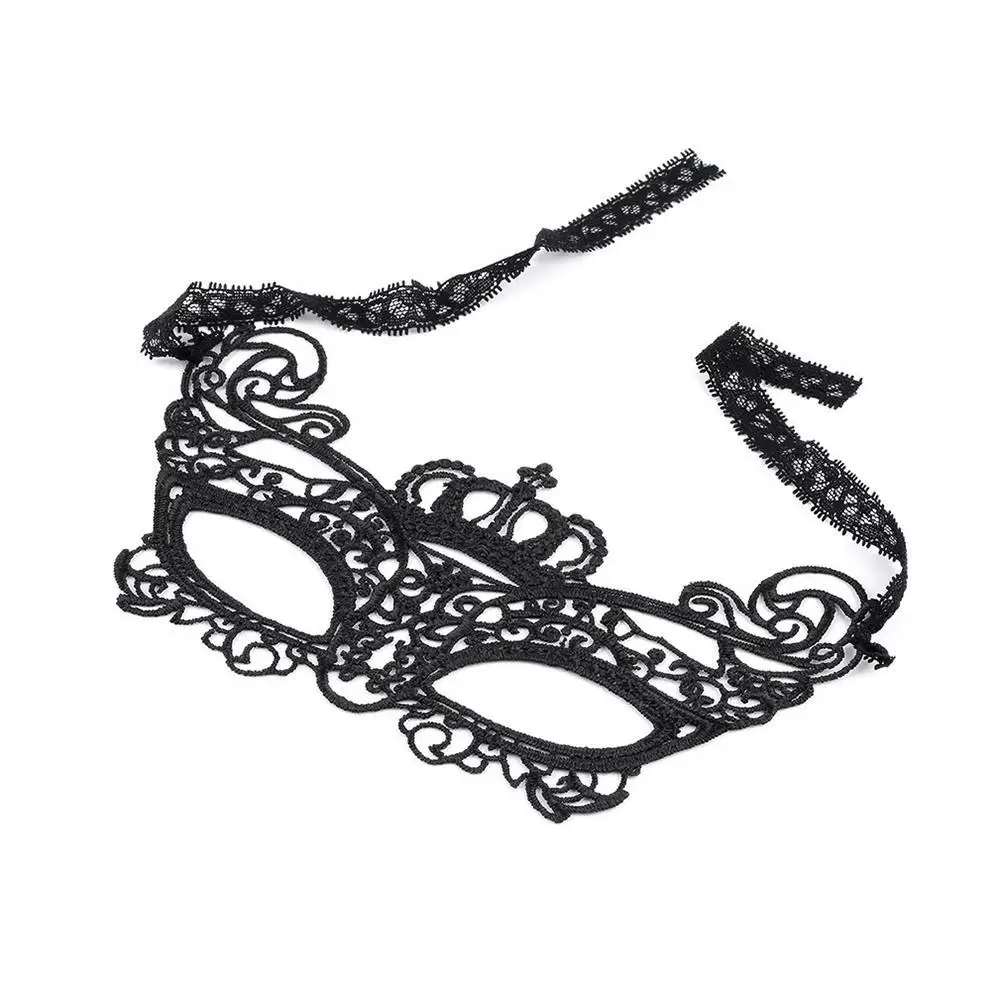 Сексуальная черная кружевная маска на глаза венецианские маскарадные Вечерние Маски