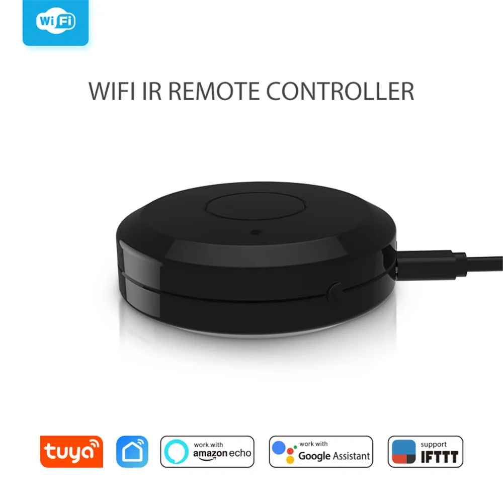 

Timethinker Smart IR Remote Control Make Your TV Air Condition DVD Smart Through WiFi Work With Alexa Google Home Android IOS