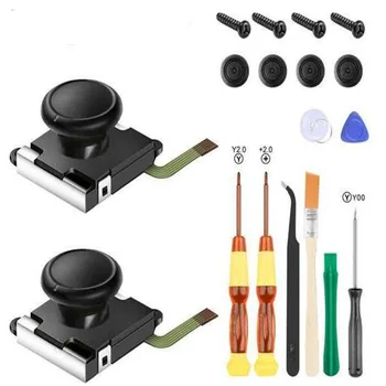 

XRHYY Left Right Joystick Screwdriver Tweezer Set For Nintendo Professional Game Bit Nintendo Switch New 3DS 2DS Wii Repair Tool