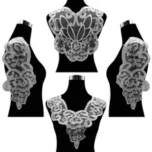 Вышивка шеи воротник diy Ложные воротнички Водорастворимая москитная сетка Женская бутоньерка трехмерные кружевные аксессуары