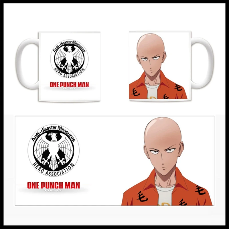Аниме/One-Punch Man Chain Saitama/Chain Genos/Sonic/Tornado of Terror/Blizzard Hell красивая керамическая