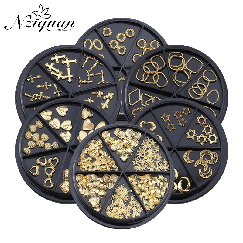 

NIZIQUAN Mixed Color Chameleon Stone Nail Rhinestone Small Irregular Beads 3D Nail Art Decoration In Wheel Accessories Wholesale