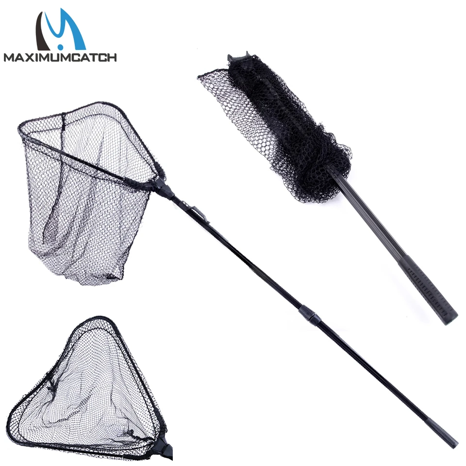 Maximumcatch 新折りたたみ鯉漁網ランディングネットと伸縮式ハンドル Net Alarm Net Jacketnet Flex Aliexpress