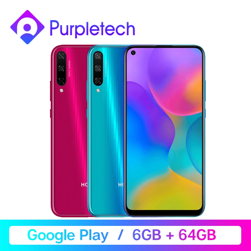 Смартфон Honor Play 3 4 Гб 128 ГБ Kirin 710 F четыре ядра 6 39 дюйма 48MP AI тройная камера Android P
