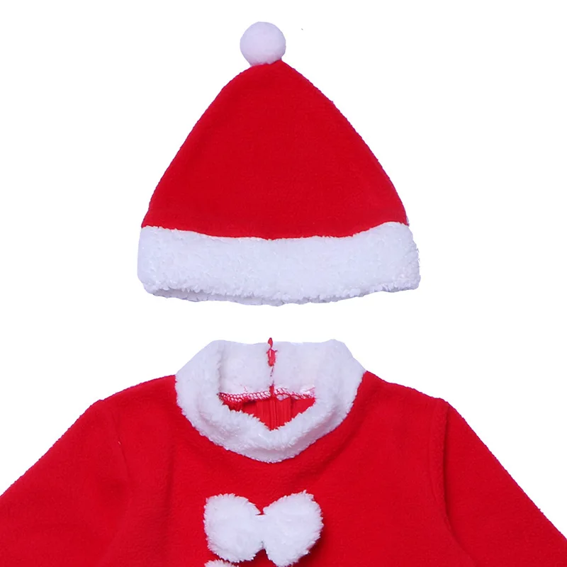 Christmas Family Party Suit Infants Girls Christmas Short Skirt Suit 1-Year-Old-5-Year-Old
