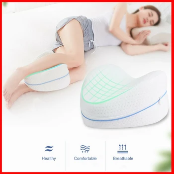 

Memory Foam Leg Pillow Sleeping Orthopedic Sciatica Back Hip Joint Pain Relief Thigh Leg Pad Cushion Home Textiles