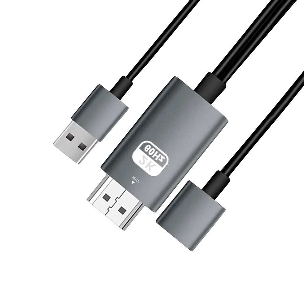 Универсальный USBC Micro-USB к HDMI 4K кабель кабельный адаптер-переходник HDTV Цифровой AV адаптер для samsung простой в использовании FW3