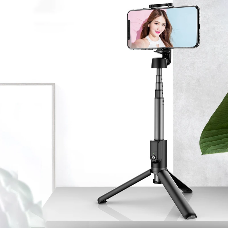 Портативный Bluetooth Автоспуск штатив мини все в одном мобильный телефон