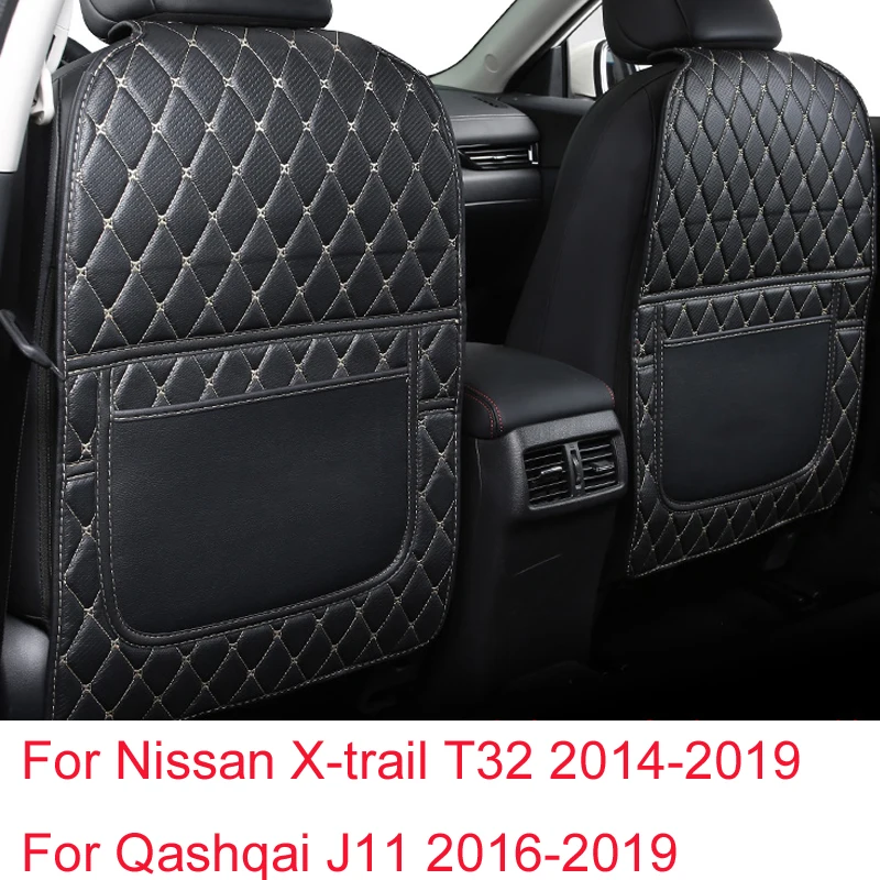 

Кобура для задних сидений автомобиля из искусственной кожи для Nissan X-trail T32 2014-2019/Qashqai J11 2016-2019