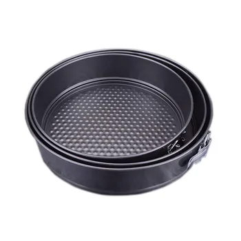 

Round Qifeng cake baking mold set Baking tool 6-piece set of three-piece locking beehive living bottom abrasive. Moulds