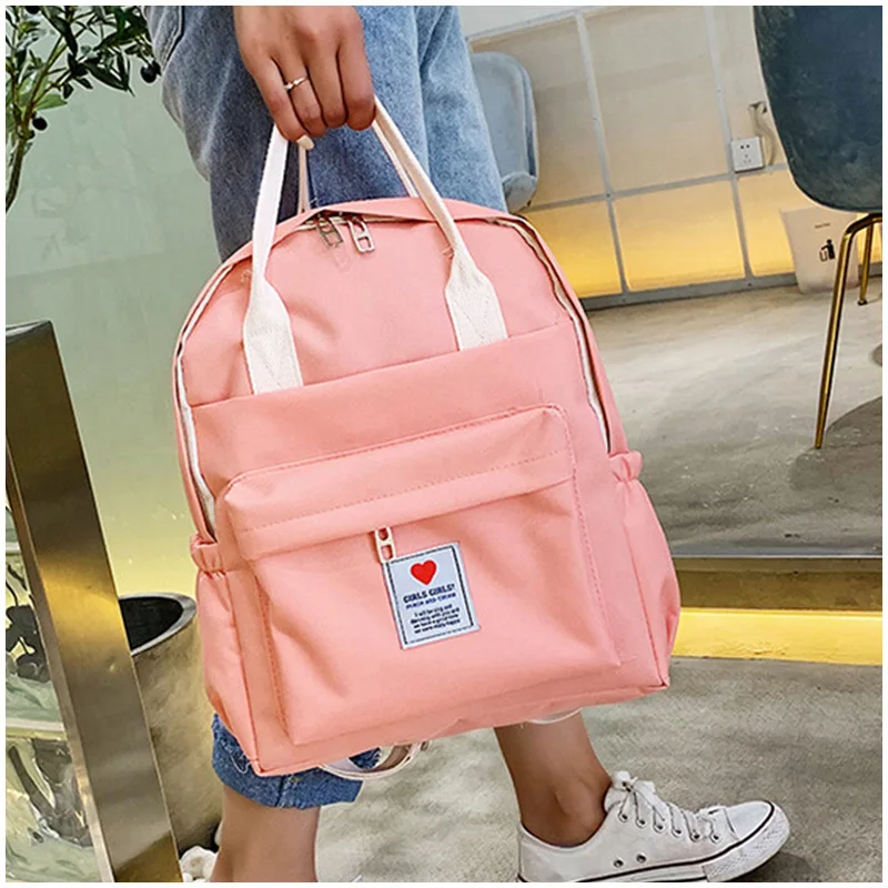 

Korean-style Multi-functional Usage Backpack Student One-Shoulder Handbag Casual Canvas Bag School Bag INS Backpack