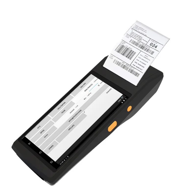 

Android Two-Dimensional Bar Code Scanning Small Ticket Print g ps Face ID Card Identification PDA Intelligent Handheld POS Termi