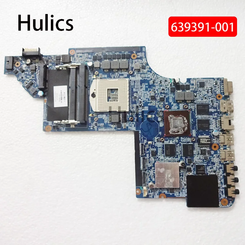 Hulics оригинал для HP DV7 DV7-6000 Материнская плата ноутбука 639391-001 аккумулятор большой