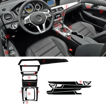 

Cup holder Car Sticker Carbon Fiber Style Interior Protector Auto Anti scratch