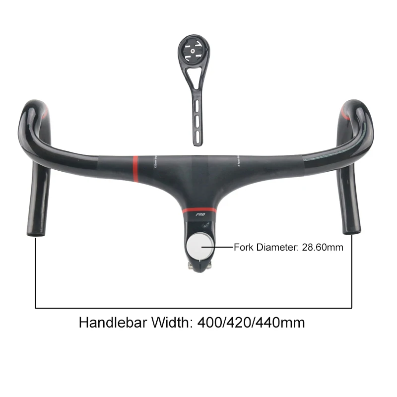 Carbon-Handlebar-Road-Bike-Integrated-Handlebar-28-6mm-RXL-SL-Bicycle-Handlebar-400-420-440mm-Cycling (3)