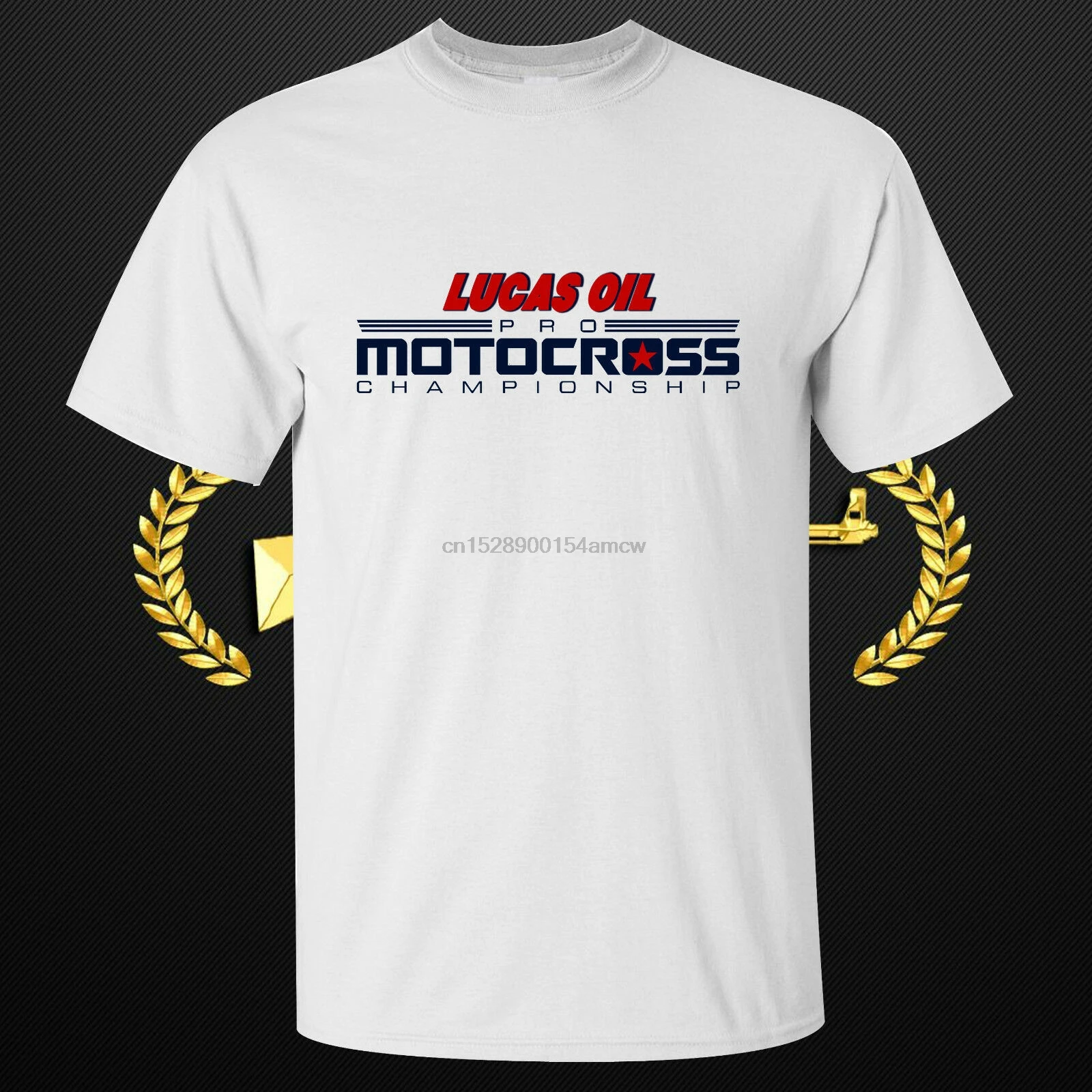 Лучшая футболка LUCAS OIL Pro AMA для мотокросса чемпионата по соревнованиям Мужская