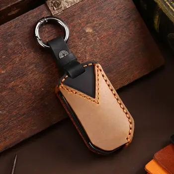 Nuova custodia portachiavi in pelle per Honda 2016 2017 CRV Pilot Accord Civic Car Shell Auto portachiavi portachiavi - Nuova custodia portachiavi in pelle per Honda 2016 2017 CRV Pilot Accord Civic Car Shell