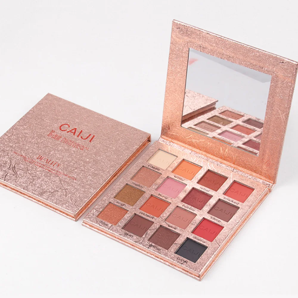 

16 Colors Eye Makeup Eyeshadow Palette Matte Pearlescent Glitter Glamorous Smoky Eyeshadow Palette Pro Shadow Kit Cosmetics