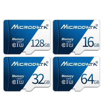 

Newest Blue Class 10 Micro SD 64GB 128GB 256GB TF Cards microsd 4GB 8GB sd card 128GB 16GB 32GB Memory card for phone and PC