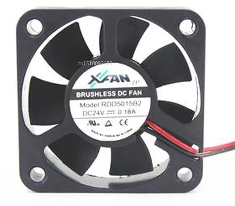 Для оригинального RDD5015B2 DC24V 0.18A 5015 5 см инверторный маленький вентилятор