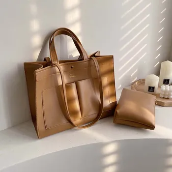 

New women's bags, fashionable women's handbags, one-shoulder diagonal, trendy mother and child bags women leather handbags PU