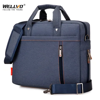 

Large Laptop Handbag Expandable Briefcase Business Office Work Documents Travel Bag 13 14 15.6 17.3 inch Macbook Case Bags XA64C